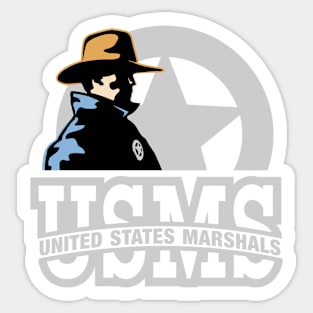 US. MARSHALS Sticker